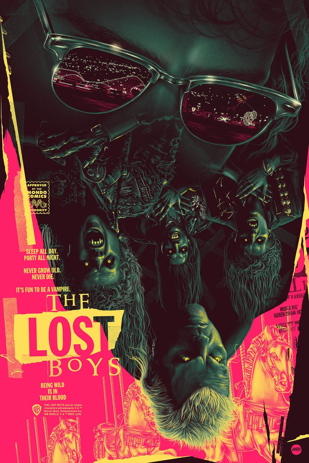 The Lost Boys Variant Poster - Matt Ryan Tobin
