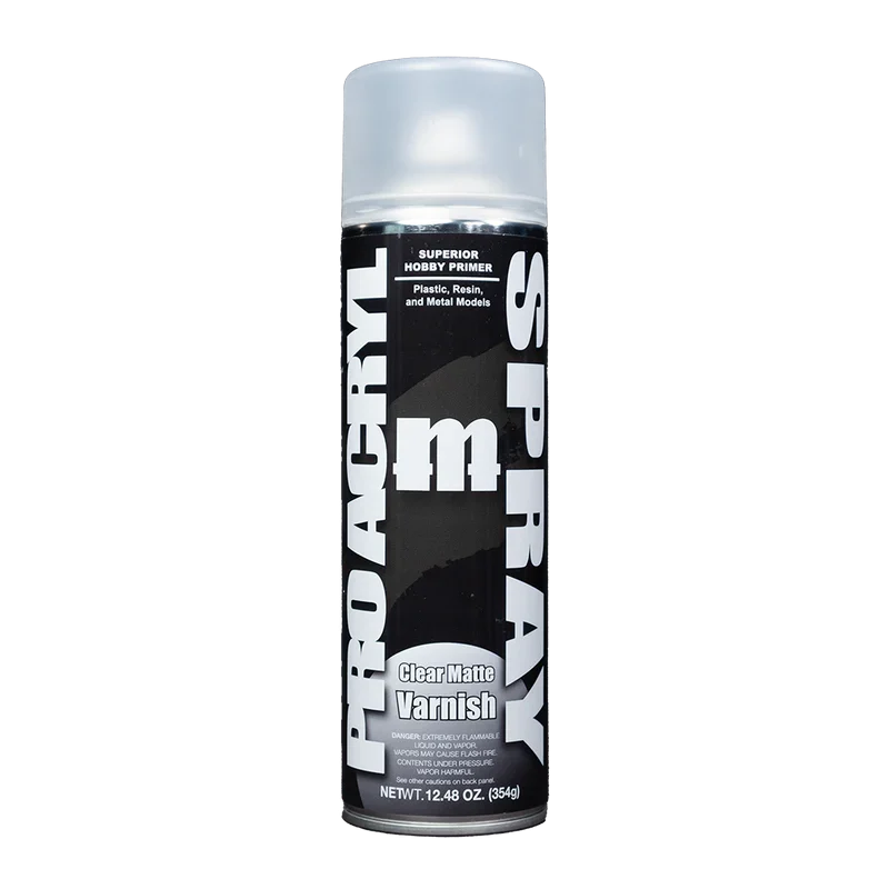 Pro Acryl Spray Clear Matte Varnish - Monument Hobbies