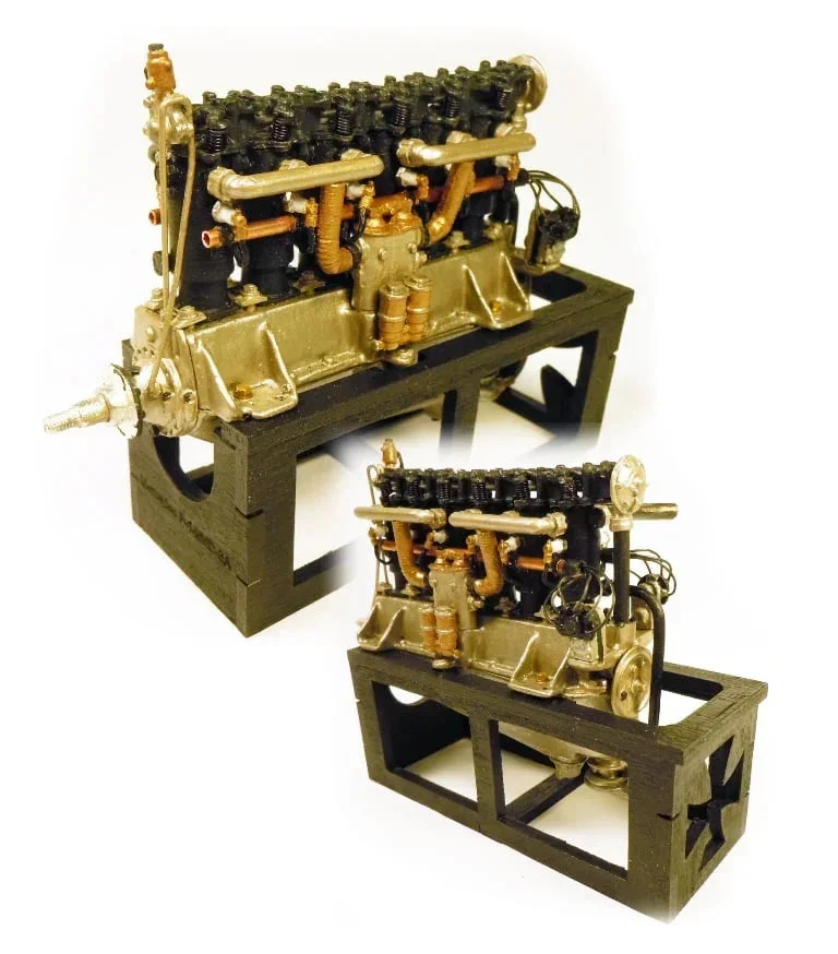 1/16 Model Shipways Mercedes Engine F-1466-3A 1000