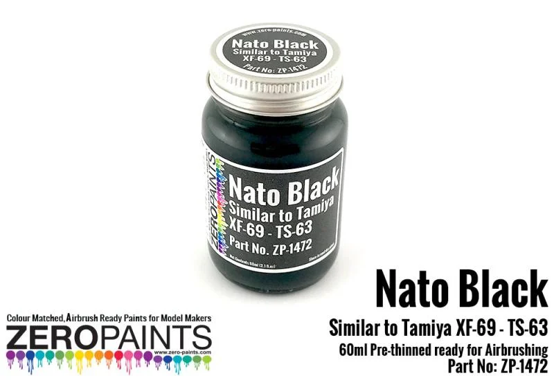 Zero Paints NATO Black 60ml - ZP-1472
