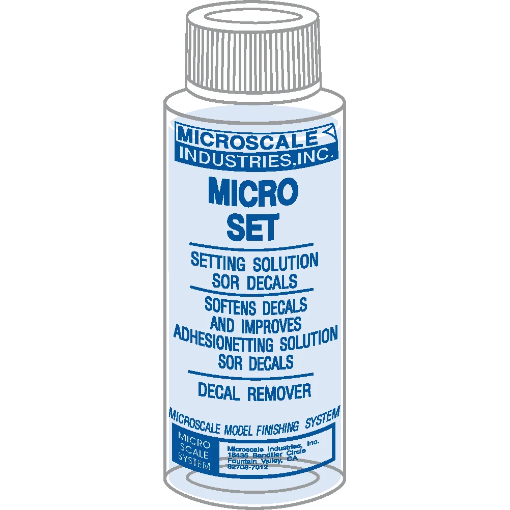 Microscale Micro Set Decal Setting Solution 1oz