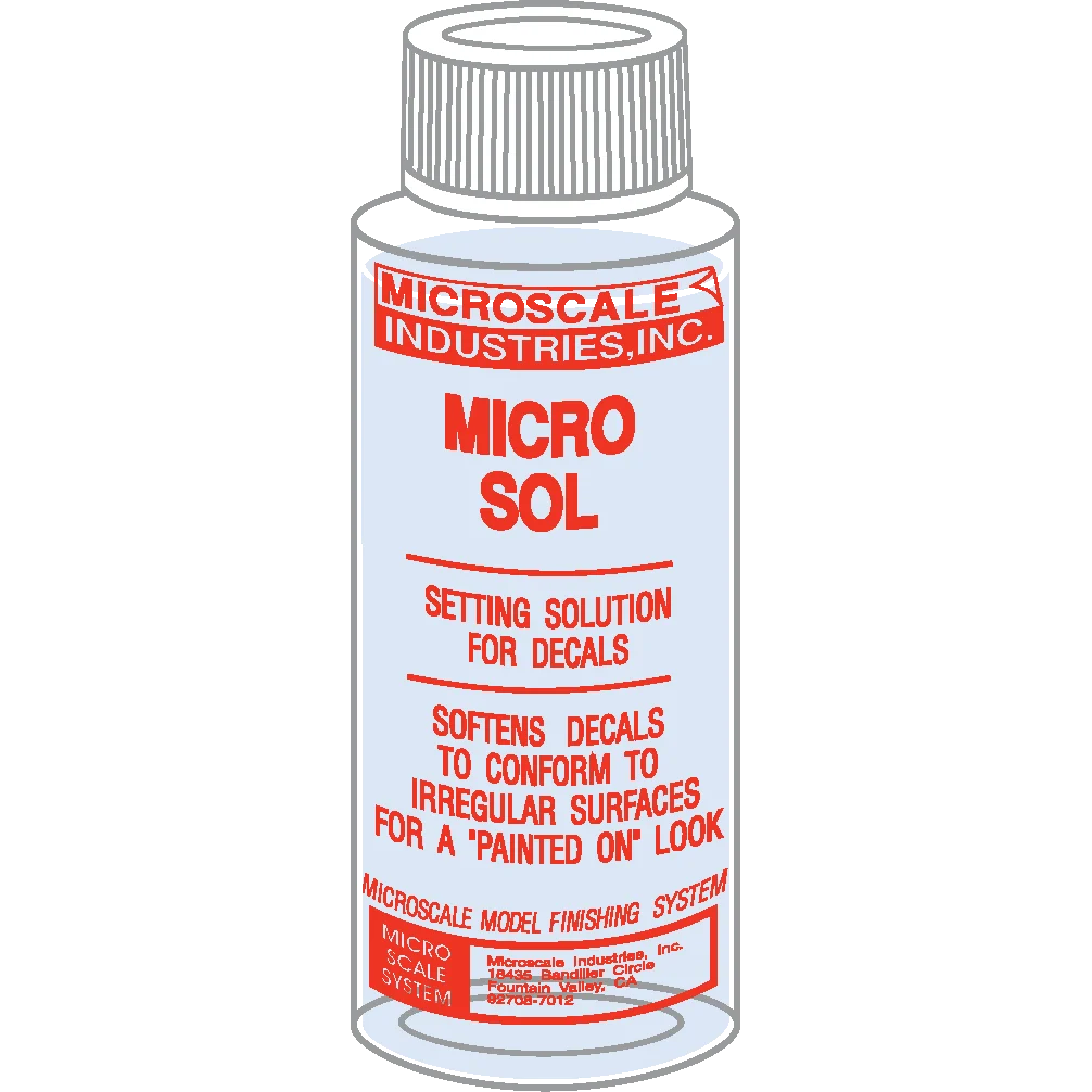 Microscale Micro Sol Decal Setting Solution 1oz