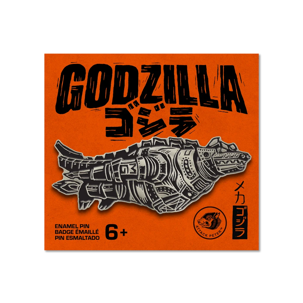 Mechagodzilla Enamel Pin - Attack Peter