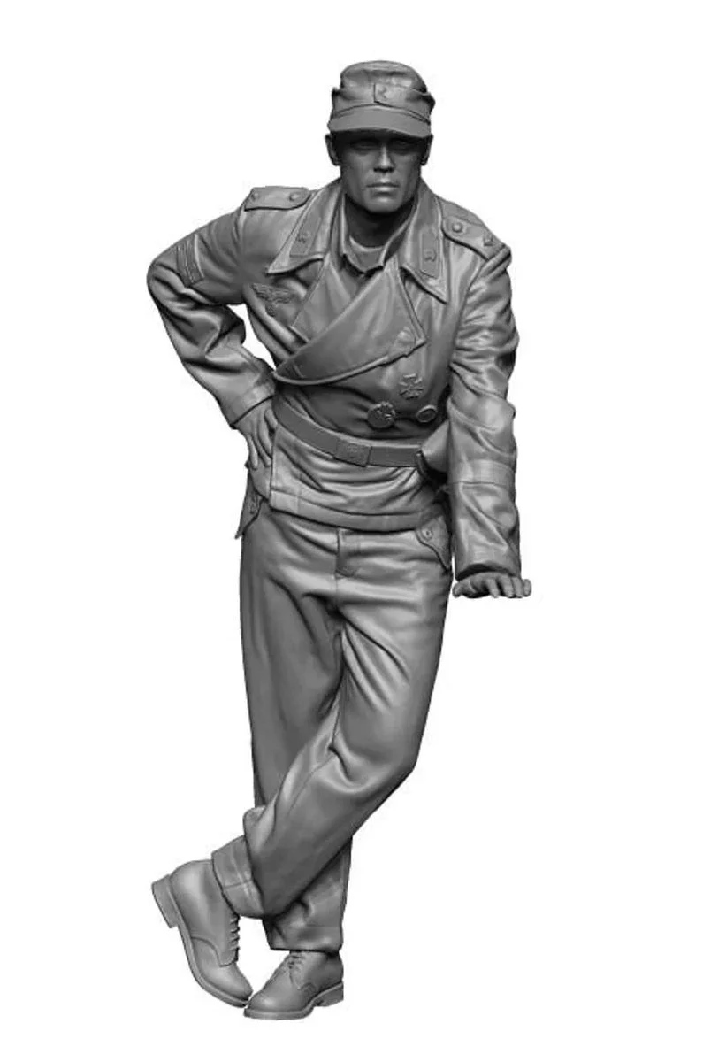 1/35 H3 Models WWII German Tank Commander2 3D Printed Figure 35064