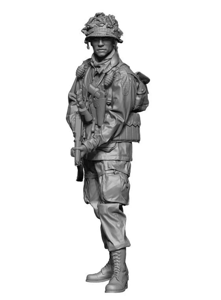 1/35 H3 Models WWII US ParaCarentan 3D Printed Figure 35070