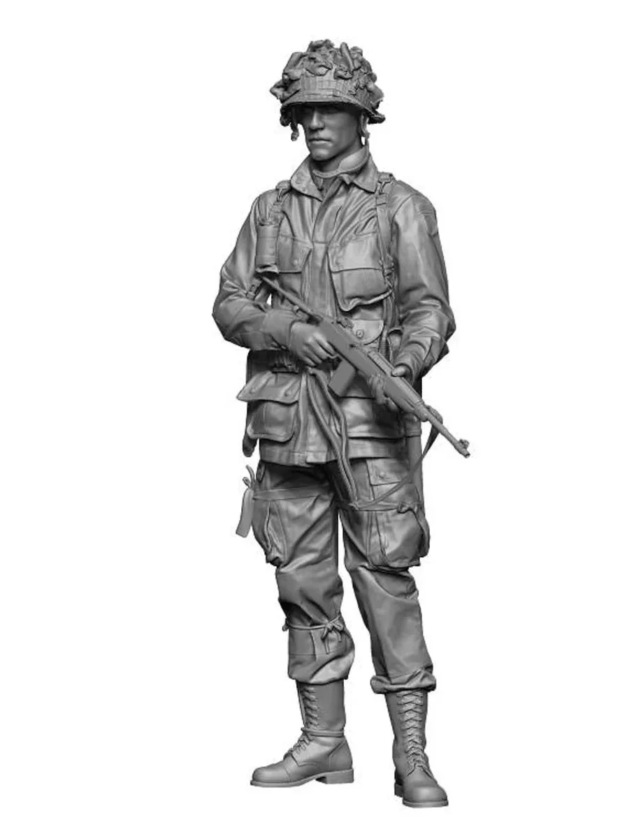 1/35 H3 Models WWII US Para Rifleman3 Carentan 3D Printed Figure 35074