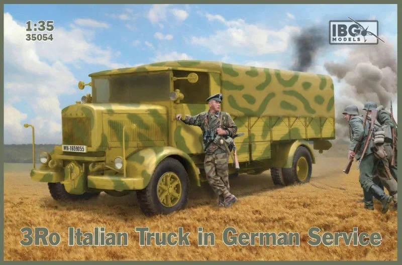 1/35 IBG Model 3Ro Italian Truck in German Service 35054 - IBG Models