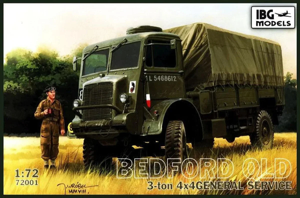 1/72 IBG Model Bedford QLD 3 ton 4x4 General Service 72001 - IBG Models
