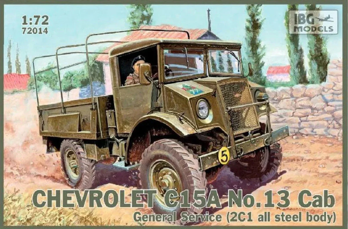 1/72 IBG Model Chevrolet C.15A No.13 Cab General Service ( 2C1 all steel body) 72014 - IBG Models
