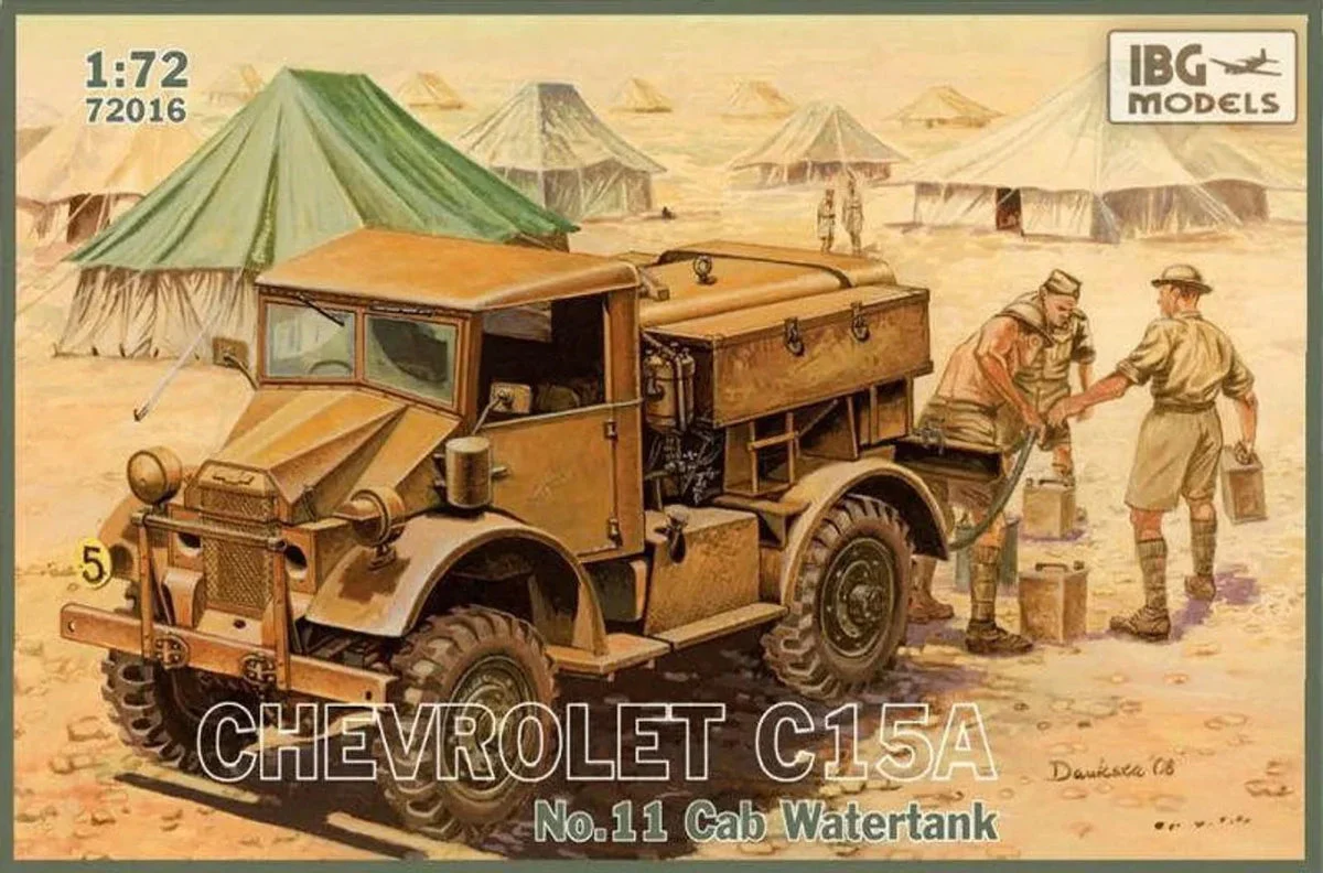 1/72 IBG Model Chevrolet C.15A No.11 Cab Watertank 72016 - IBG Models