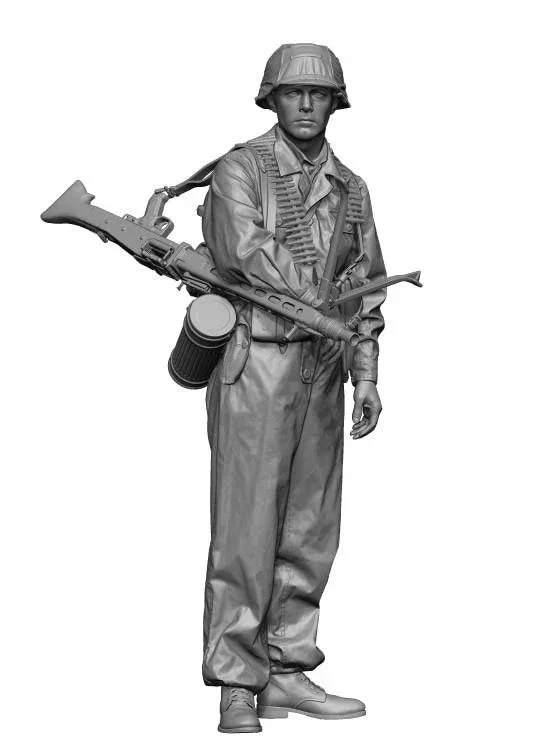 1/35 H3 Models WWII SS mg42 Gunner Normandy2 35143