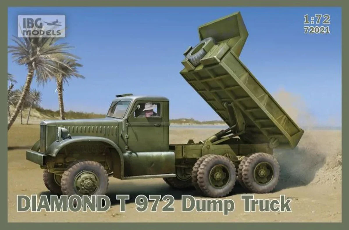 1/72 IBG Model Diamond T 972 Dump Truck 72021 - IBG Models