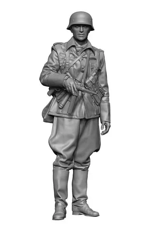 1/48 H3 Models WWII German Officer 3D Printed Figure 48052