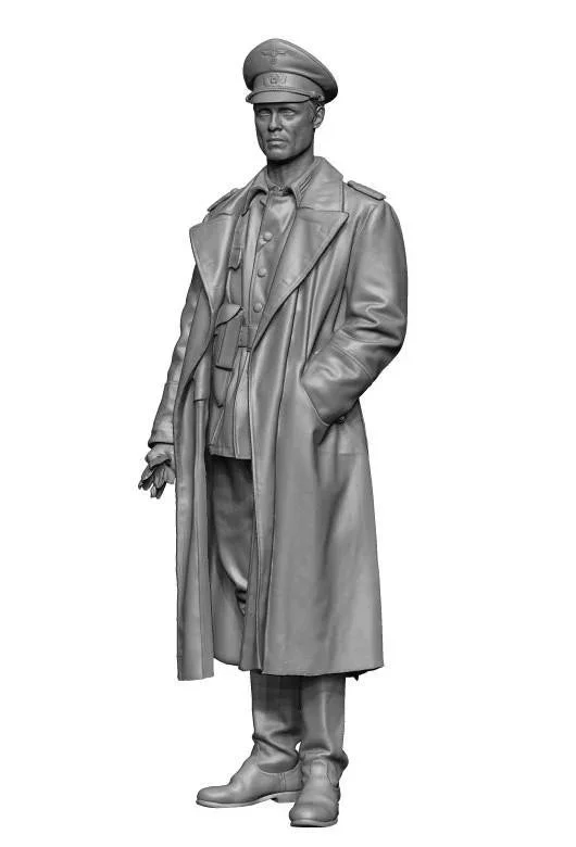 1/48 H3 Models WWII Wehrmacht Officer Coat ver 3D Printed Figure 48118