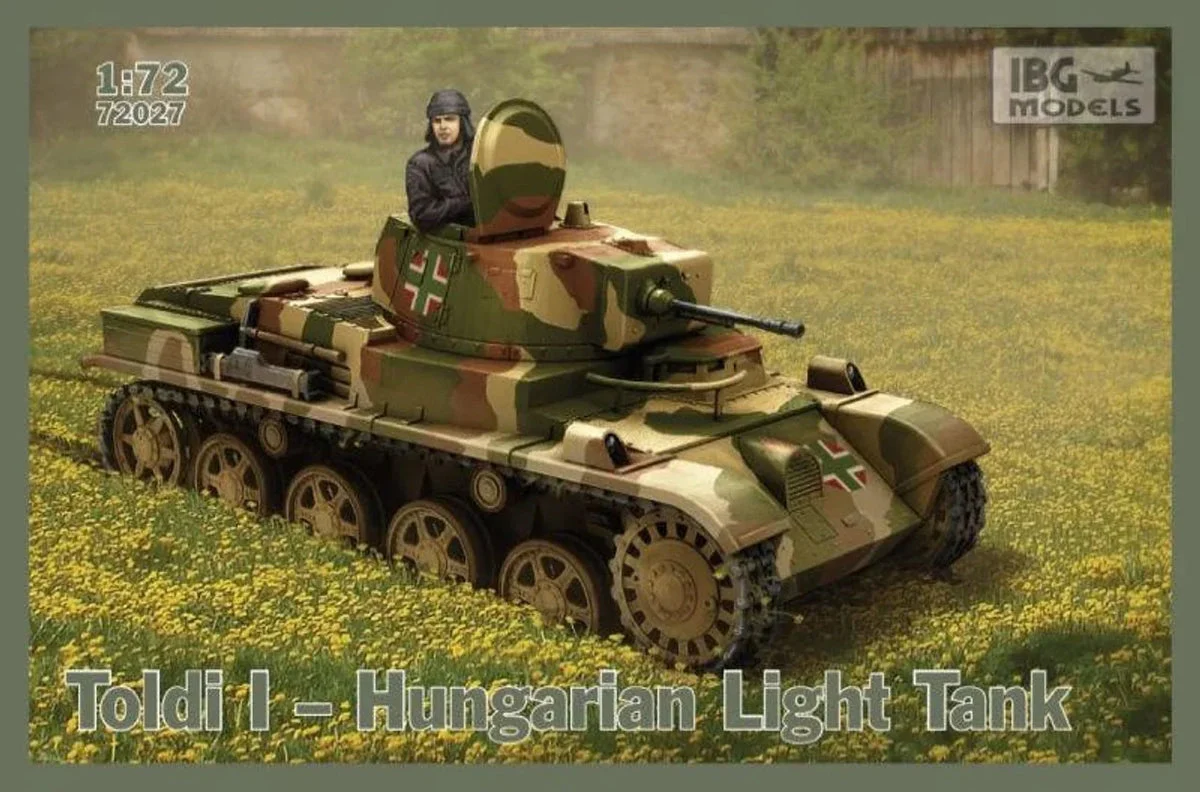 1/72 IBG Model Toldi I Hungarian Tank 72027 - IBG Models