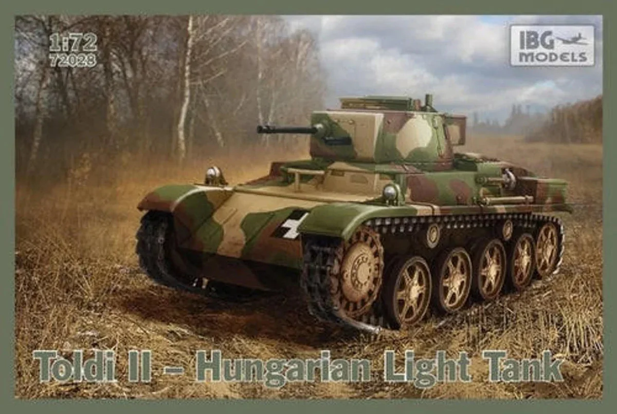 1/72 IBG Model Toldi II Hungarian Tank 72028 - IBG Models