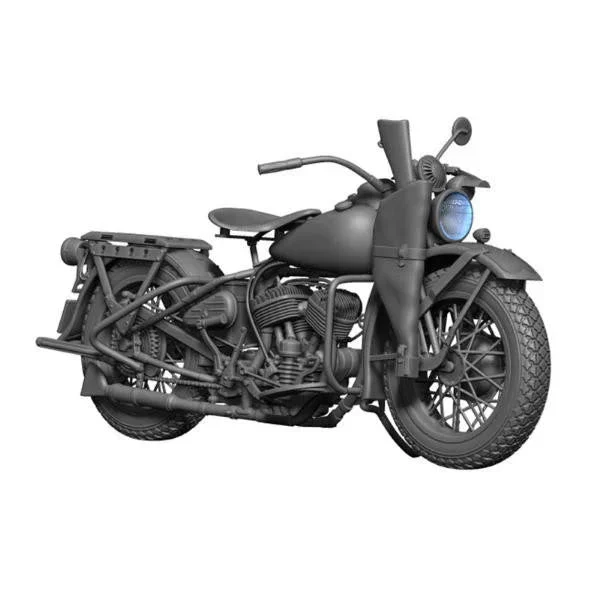 H3 Models Iron Horse US Army 1/16 Scale Military Motorcycle Kit 16001