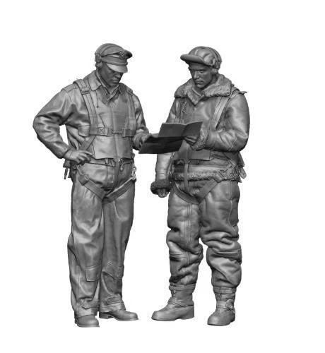 1/16 H3 Models USAAF Bomber Pilot & Crew 16002
