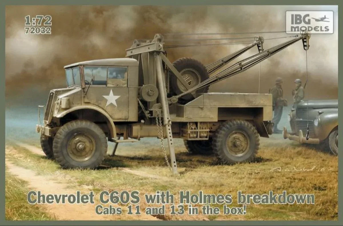 1/72 IBG Model Chevrolet C60S with Holmes Breakdown 72032 - IBG Models