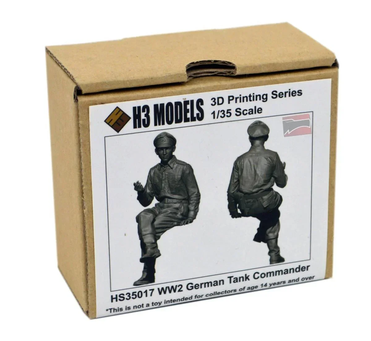 1/35 H3 Models WWII German Tank Commander Resin Model Kit 35017