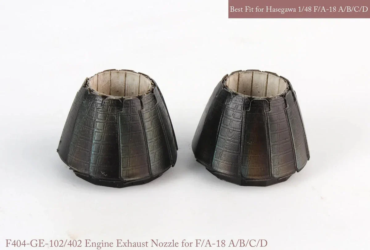 1/48 KA Models F/A-18 A/B/C/D GE Exhaust Nozzle Set (Closed) for Hasegawa MA48040