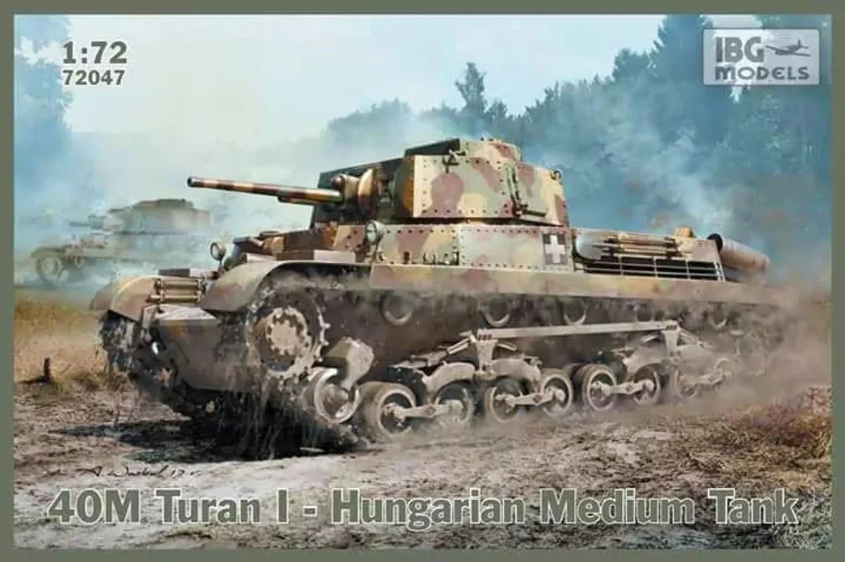 1/72 IBG Model 40M Turan I Hungarian Medium Tank 72047 - IBG Models