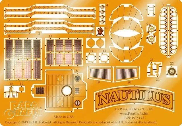 1/144 Paragrafix Nautilus Photoetch Set 173