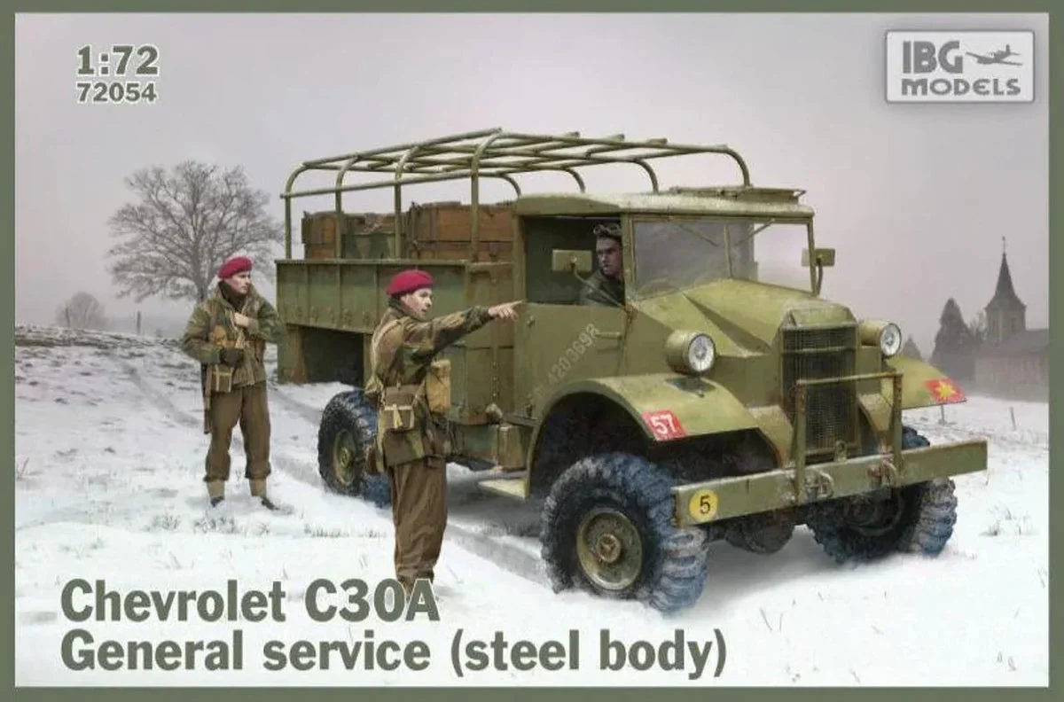 1/72 IBG Model Chevrolet C30A General Service (Steel Body) 72054 - IBG Models