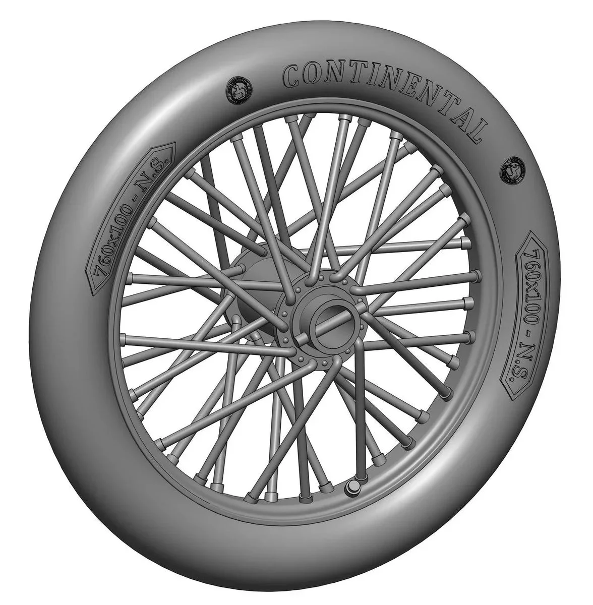 1/32 Art Scale German 760x100 Spoked Wheels - 1 pair 32009