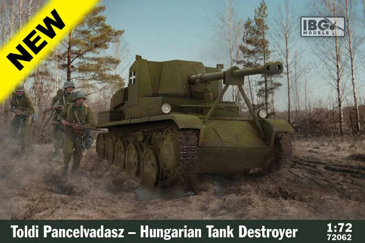 1/72 IBG Model Toldi Pancelvadasz – Hungarian Tank Destroyer 72062 - IBG Models