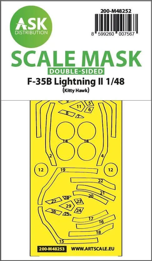 1/48 Art Scale F-35B Lightning II Double-Sided Express Fit 48252