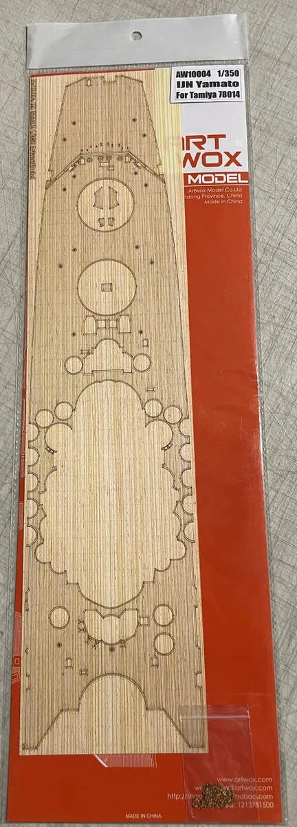 1/350 Artwox IJN Yamato Wood Deck 10004