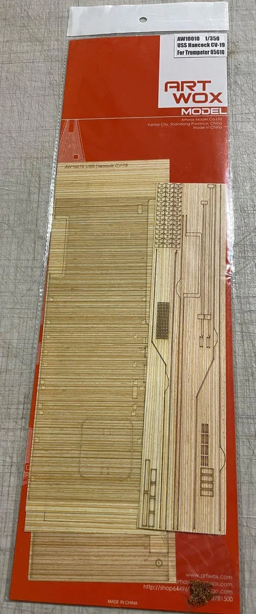 1/350 Artwox USS Hancock CV-19 Wood Deck 10010