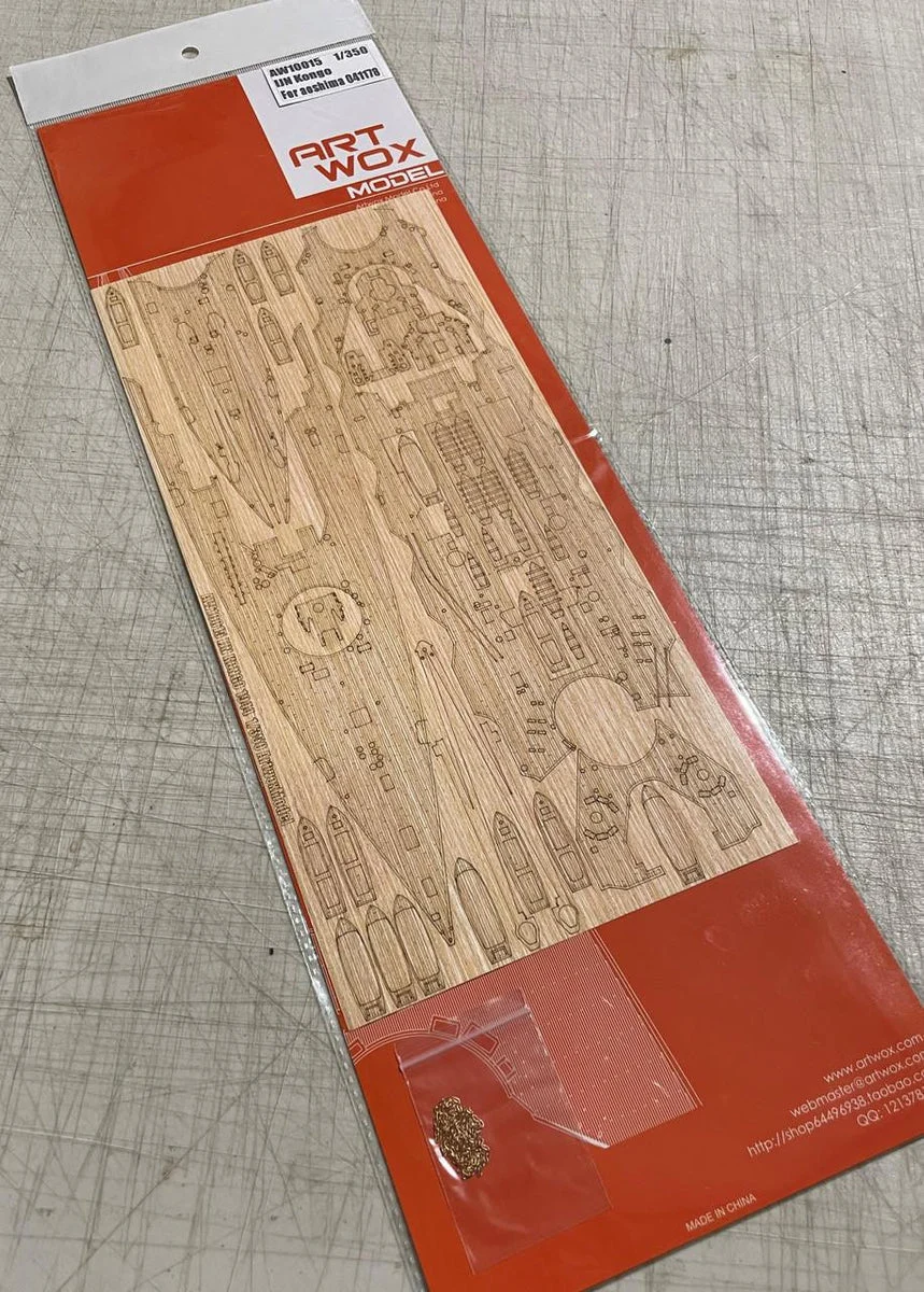1/350 Artwox IJN Kongo Wood Deck 10015