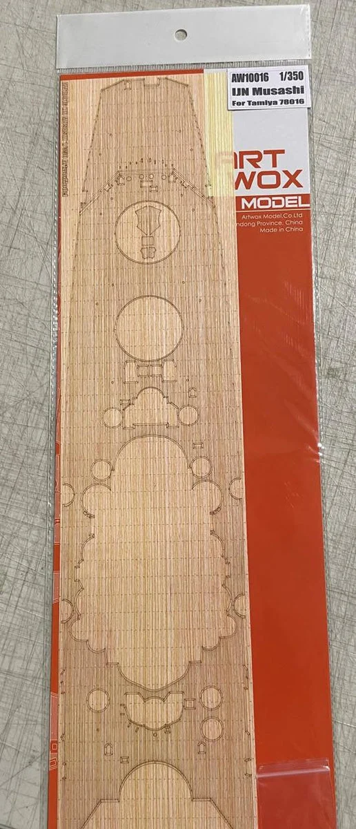 1/350 Artwox IJN Musashi Wood Deck 10016