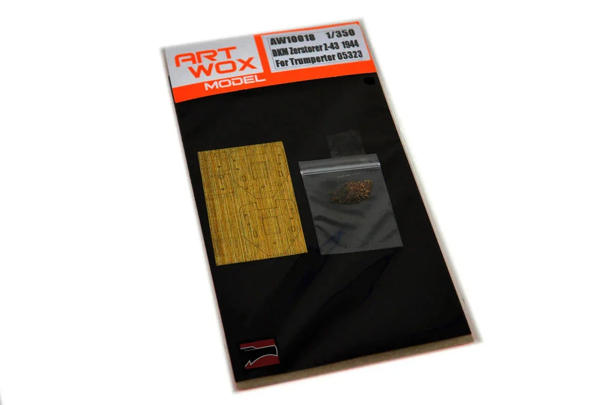 1/350 Artwox DKM Zerstorer Z-43 1944 Wood Deck 10018