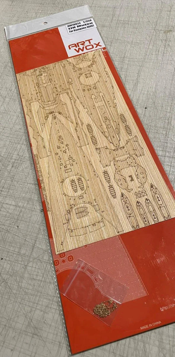 1/350 Artwox IJN Mutsu Wood Deck 10024