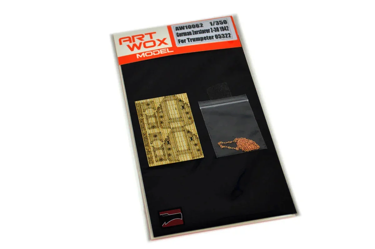 1/350 Artwox German Zerstorer Z-30 1942 Wood Deck 10062