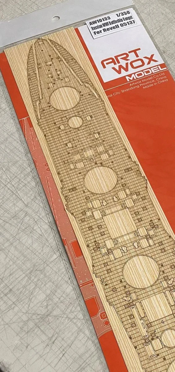 1/350 Artwox Russian WWI Battleship Gangut Wood Deck 10133