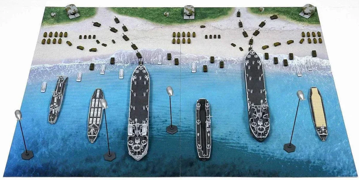 1/700 Pitroad WWII Normandy landing operation (D-Day) SPS07