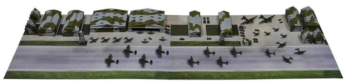 1/700 Pitroad WWII German Air Force Base (Rebox of PITS17) SPS12