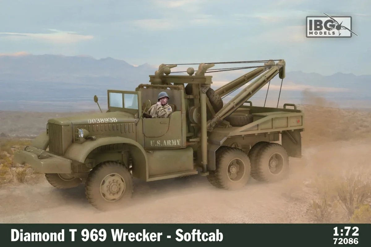 1/72 IBG Model Diamond T969 Wrecker Softcab 72086 - IBG Models