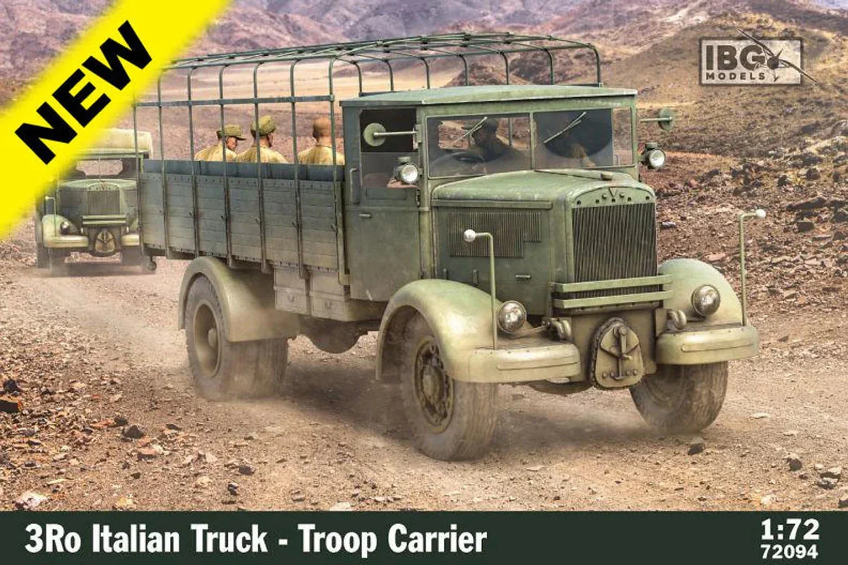 1/72 IBG Model 3Ro Italian Truck - Troop Carrier 72094