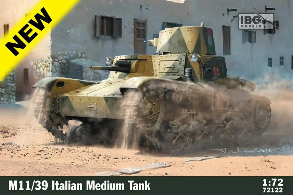 1/72 IBG Model M11/39 Italian Tank (Late) 72122 - IBG Models