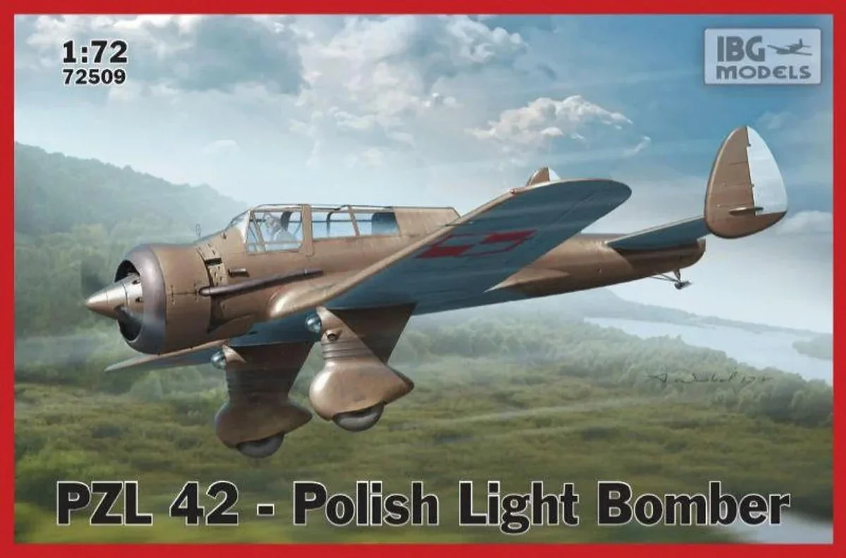 1/72 IBG Model Pzl 42 Polish Light Bomber 72509 - IBG Models
