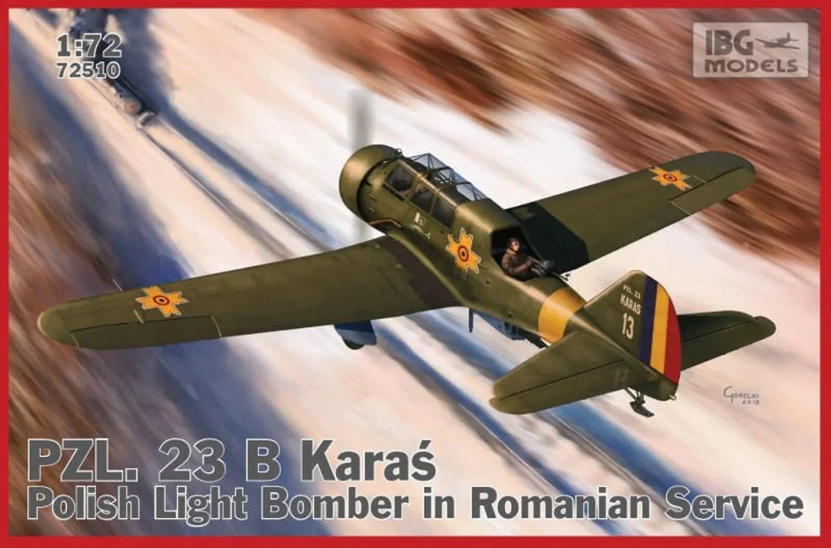 1/72 IBG Model PZL.23 B Karas in Romanian Service 72510 - IBG Models