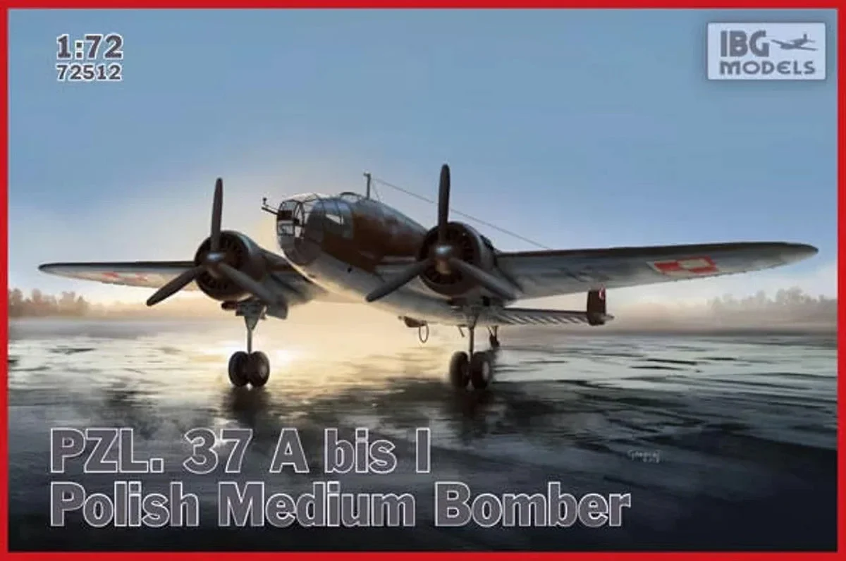 1/72 IBG Model PZL. 37 A bis I Polish Bomber Plane Model Kit 72512 - IBG Models