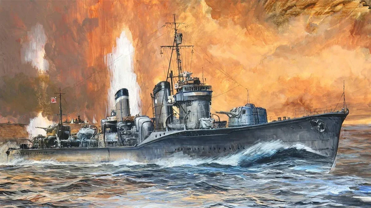 1/700 Pitroad Skywave IJN Destroyer Fubuki (Rebox W106) W240
