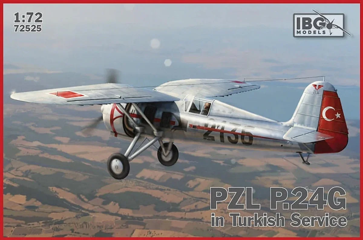 1/72 IBG Model PZL P.24G in Turkish Service 72525 - IBG Models