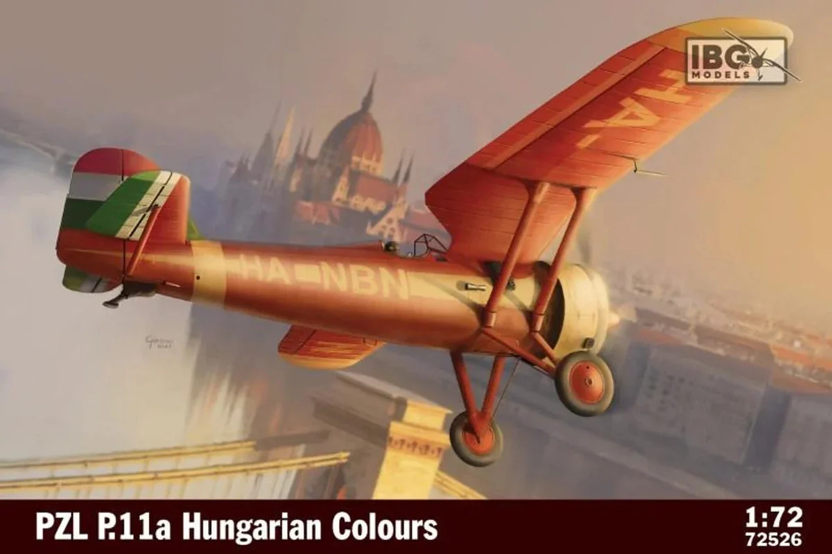 1/72 IBG Model PZL P.11a Hungarian Colours 72526 - IBG Models
